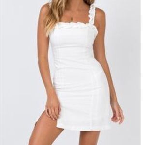 Princess polly “The Thomas Mini Dress” white